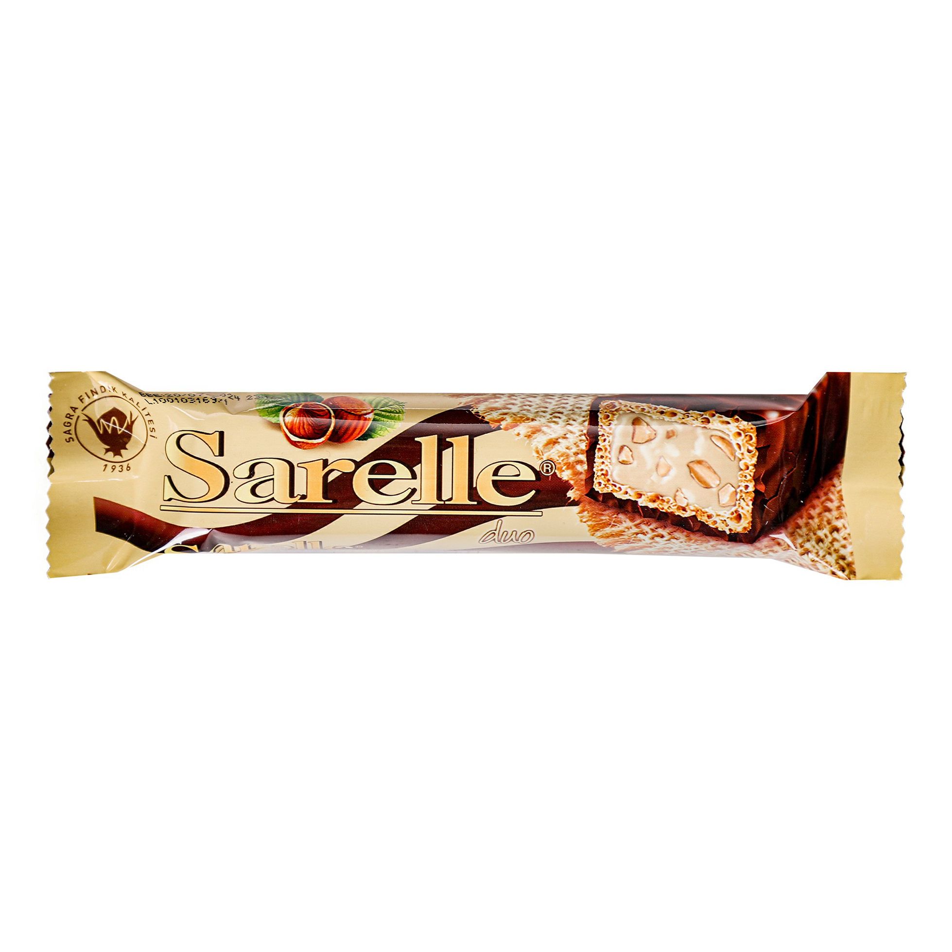 

Вафли Sarelle с орехом и орехово-шоколадным кремом 33 г, 697161