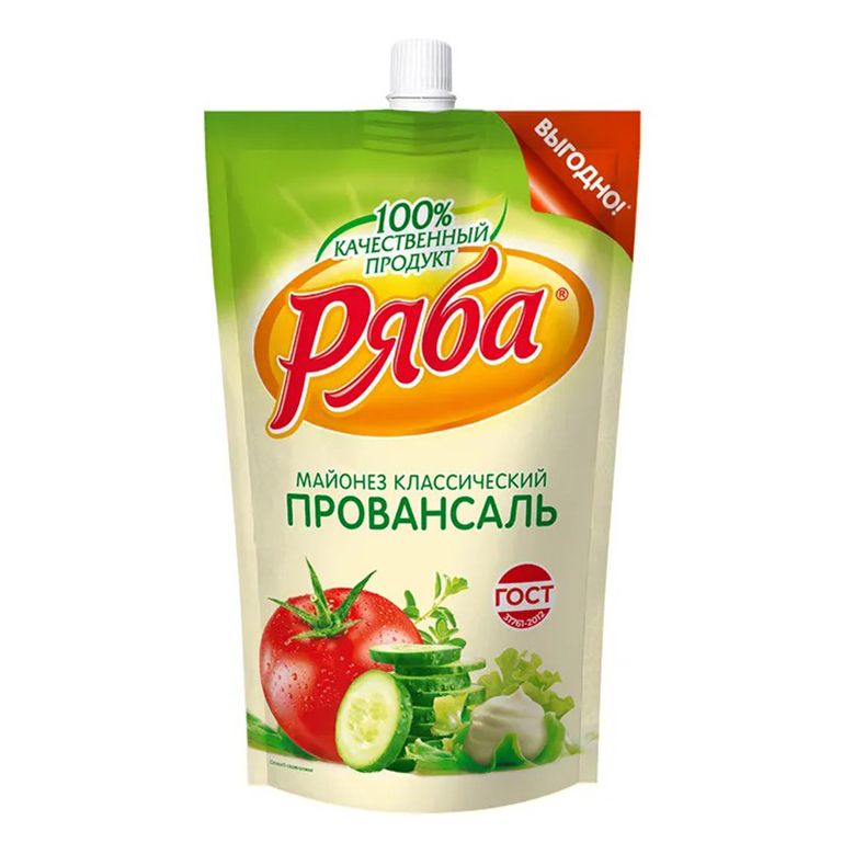Майонез Ряба Провансаль 50,5% 350 г