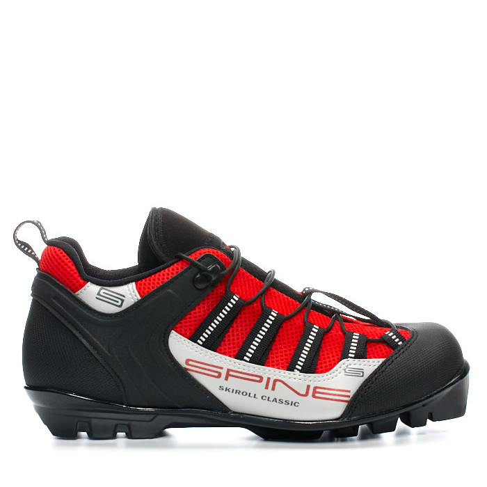 

Лыжероллерные ботинки SPINE SNS Skiroll Classic 10 черный красный 38, Skiroll Classic