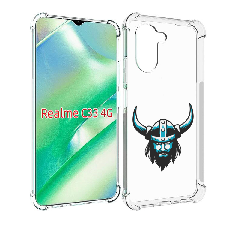

Чехол MyPads викинг для Realme C33 4G, Прозрачный, Tocco