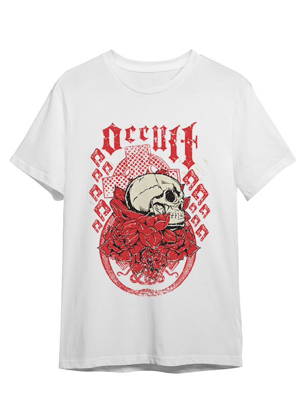 

Футболка унисекс СувенирShop Абстракция "Occult / Skull / Череп" 191 белая XL (50-52), Белый, Абстракция "Occult / Skull / Череп" 191