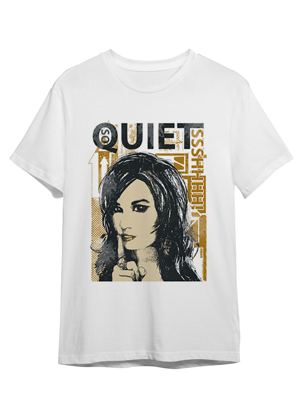 

Футболка унисекс СувенирShop Абстракция "Quiet / Girl / Девушка" 196 белая 2XL (52-54), Белый, Абстракция "Quiet / Girl / Девушка" 196