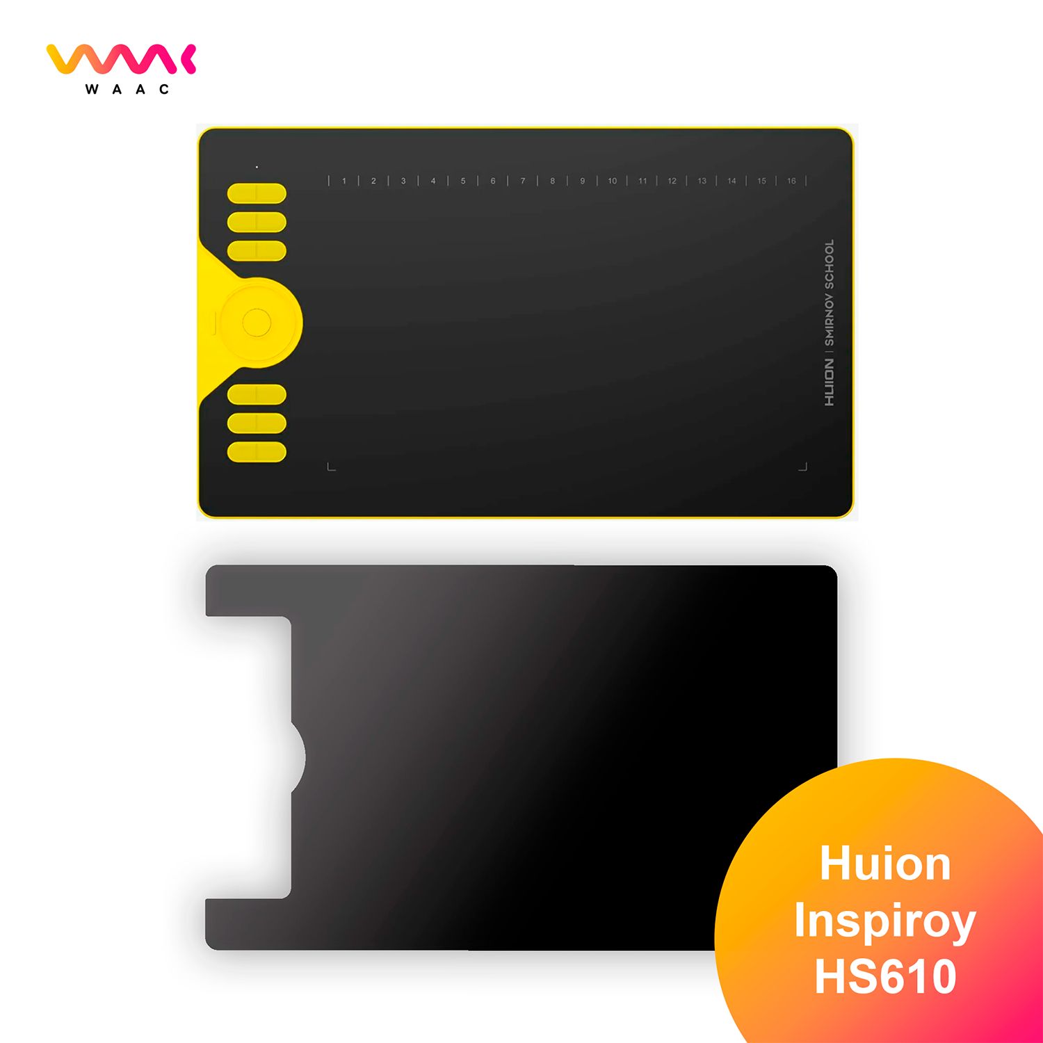 

Защитная пленка WAAC для Huion HS610, Черный