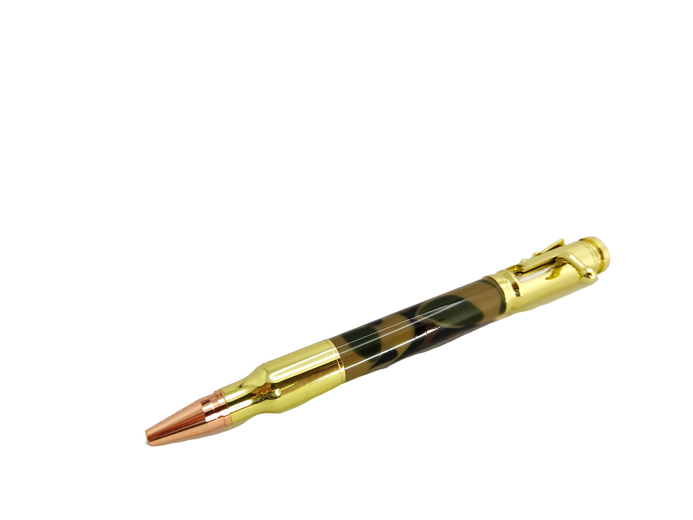 

Ручка патрон для охотника темное золото, толщина линии 0,4 мм, pen_hunt_blackgold