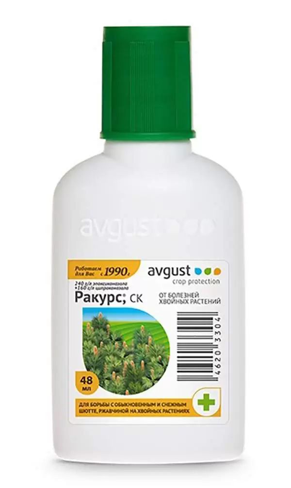 

Средство для защиты от болезней хвойных растений Avgust Ракурс, 48 мл, Ракурс