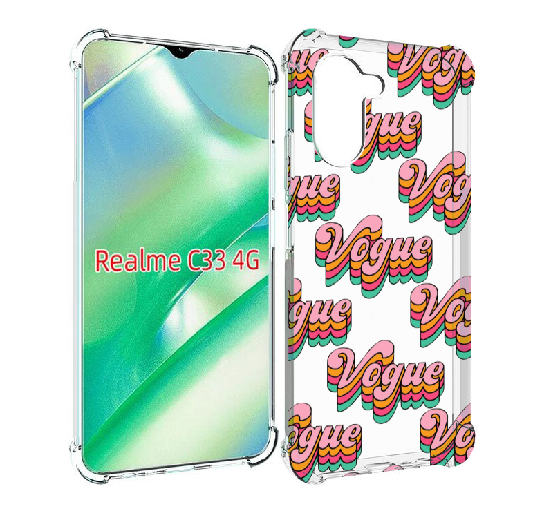 

Чехол MyPads вогуе для Realme C33 4G, Прозрачный, Tocco