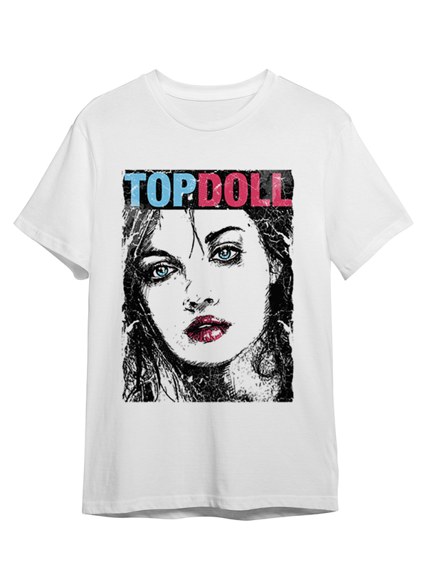 

Футболка унисекс СувенирShop Абстракция "Top Doll / Girl / Девушка" 206 белая 3XL (56-58), Абстракция "Top Doll / Girl / Девушка" 206