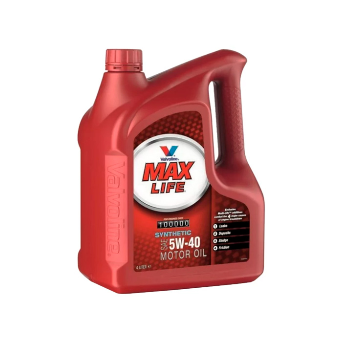 фото Моторное масло valvoline maxlife synthetic 5w40 4 л