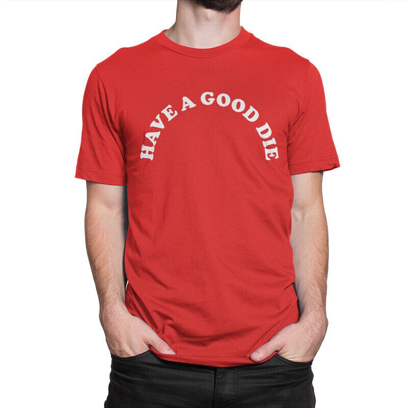 

Футболка мужская Dream Shirts Have a good die 1000192222 красная L, Have a good die 1000192222