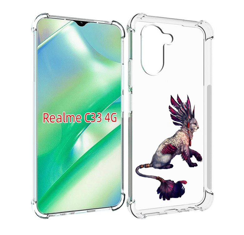 

Чехол MyPads волшебная-пума для Realme C33 4G, Прозрачный, Tocco