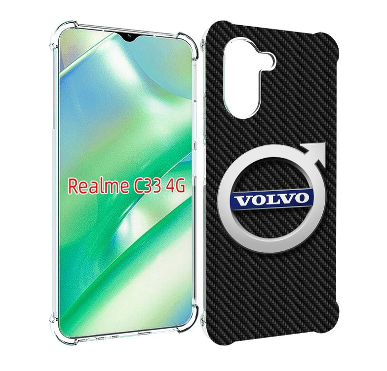 

Чехол MyPads volvo 3 для Realme C33 4G, Прозрачный, Tocco