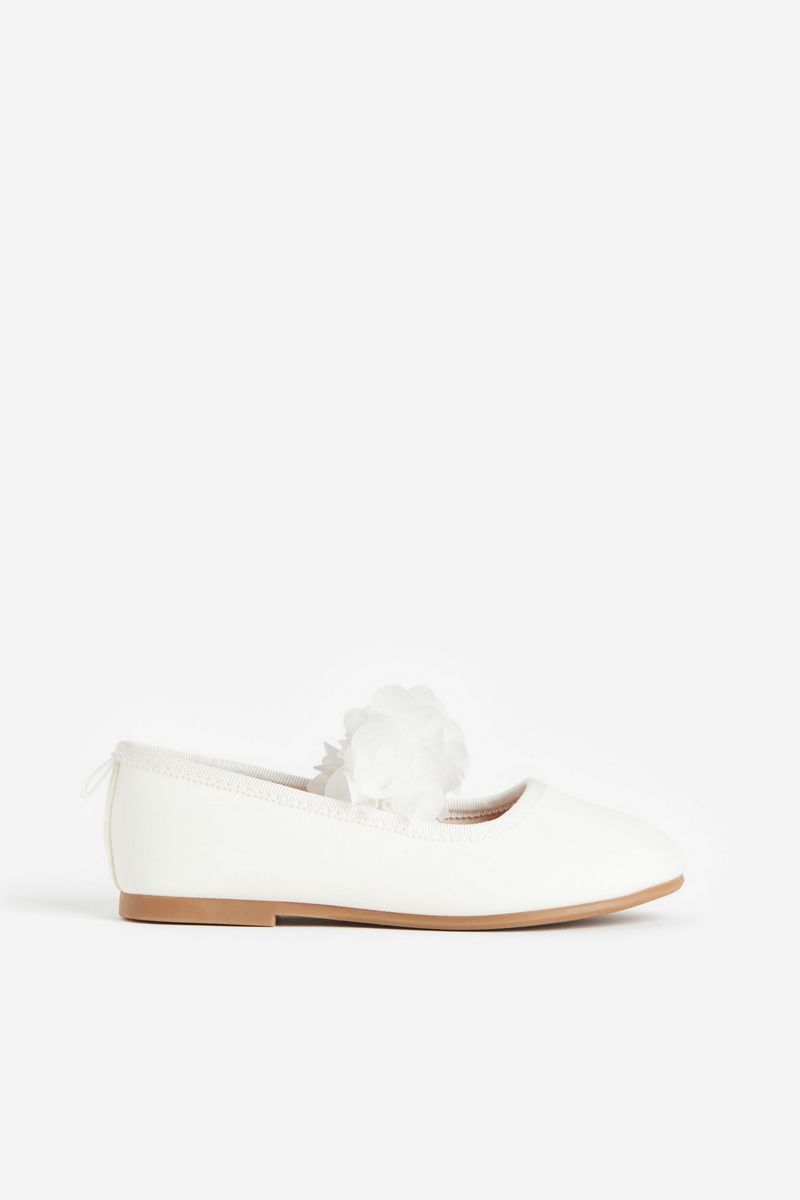 

Балетки детские H&M 1177703, белый, 28, 1177703