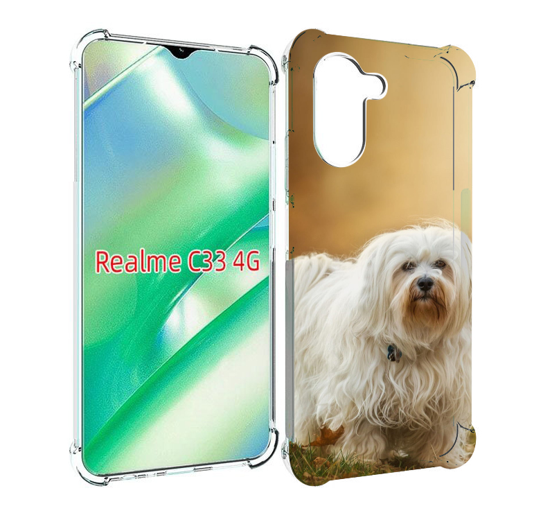 

Чехол MyPads гаванскии бишон для Realme C33 4G, Прозрачный, Tocco