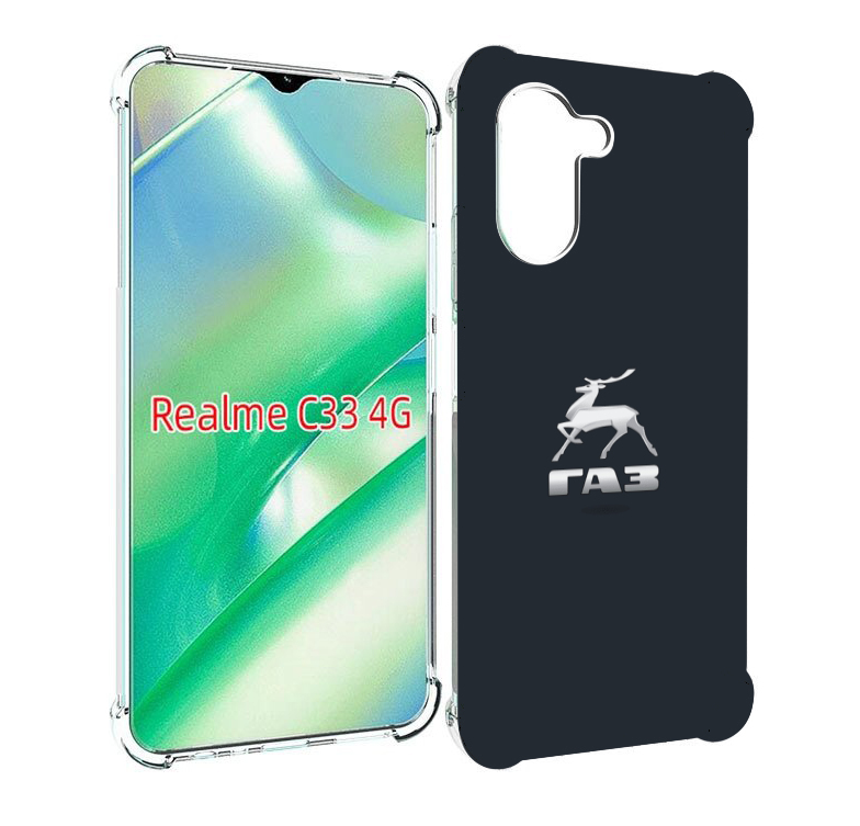 

Чехол MyPads газ-газель для Realme C33 4G, Прозрачный, Tocco