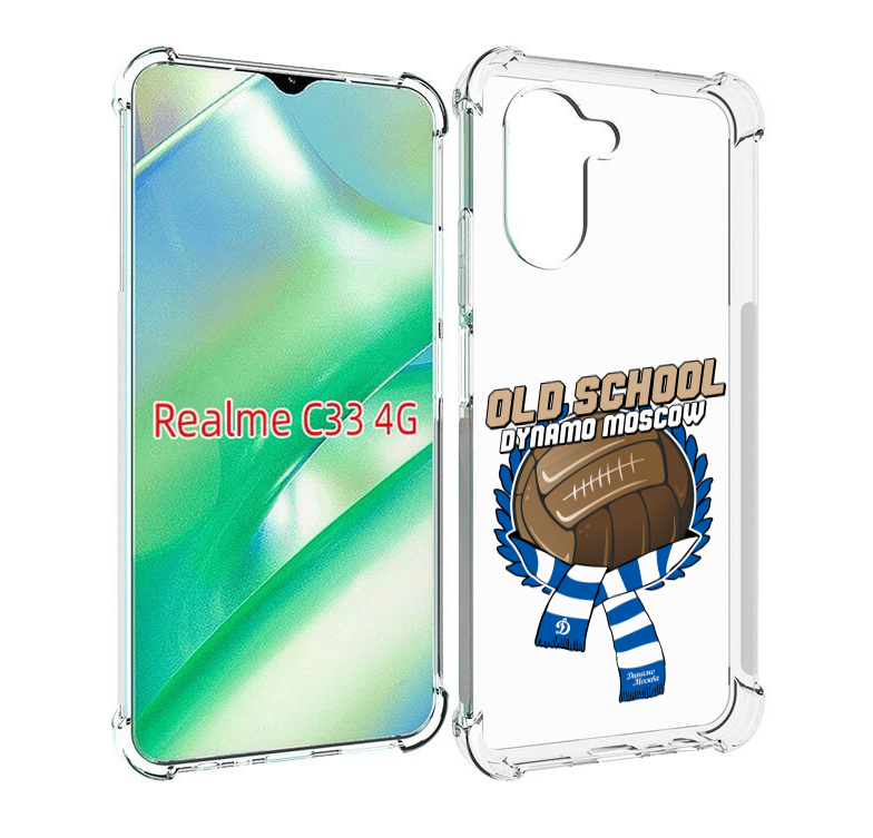 

Чехол MyPads ФК Динамо олд скул для Realme C33 4G, Прозрачный, Tocco