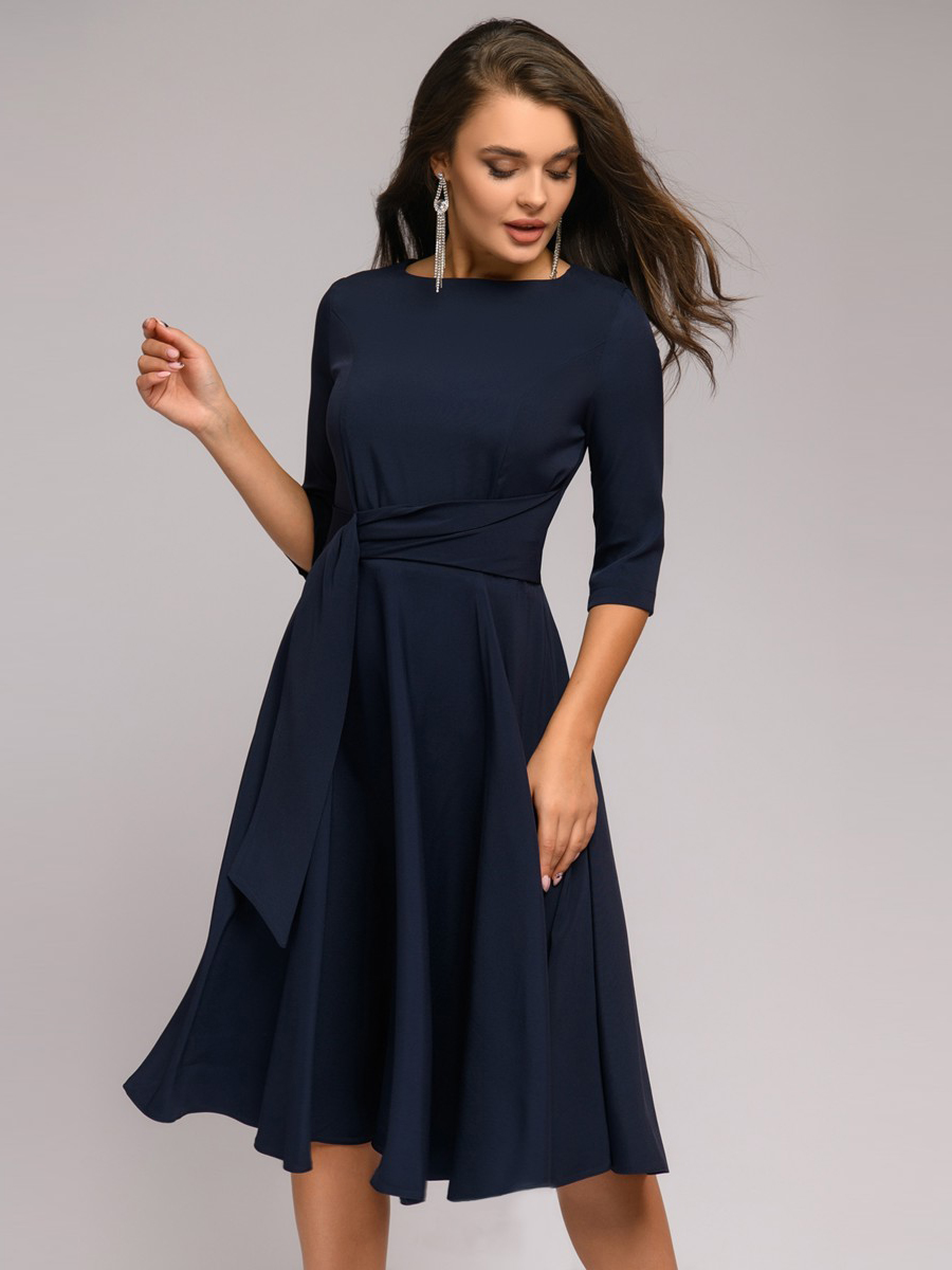 

Платье женское 1001dress DM01224BB синее 48, DM01224BB