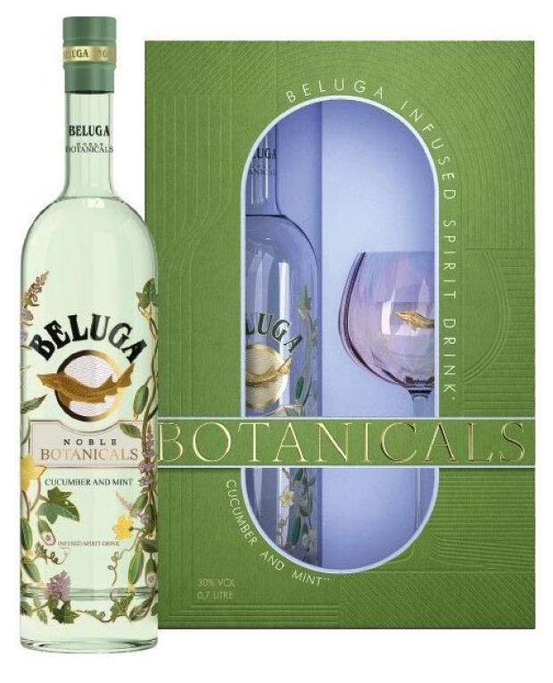 

Ликер Beluga Noble Botanicals Cucumber and Mint крепкий 700 мл + Бокал