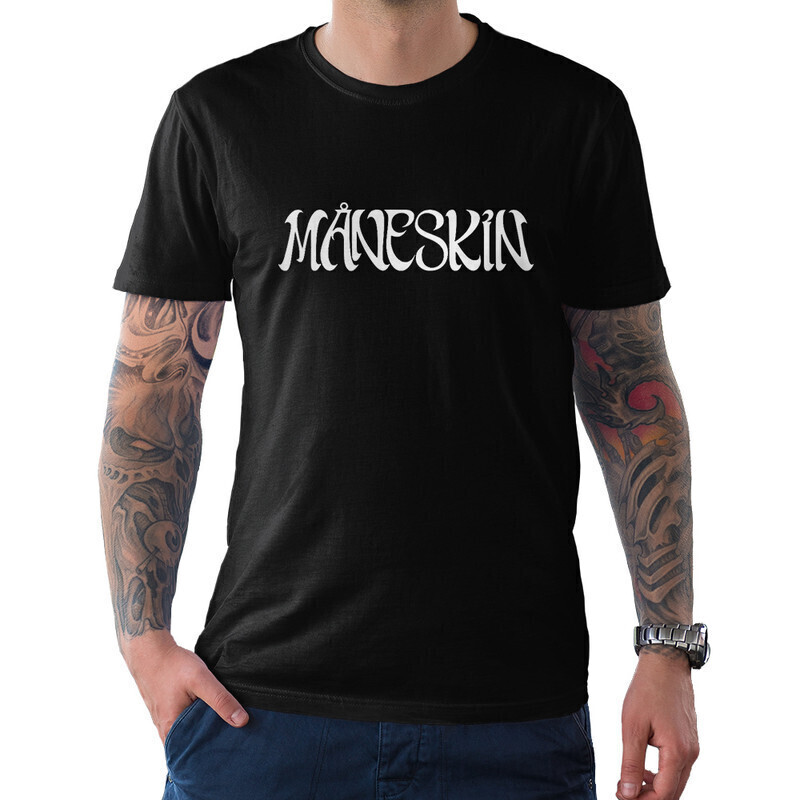 фото Футболка мужская dream shirts maneskin 1000211222 черная 3xl