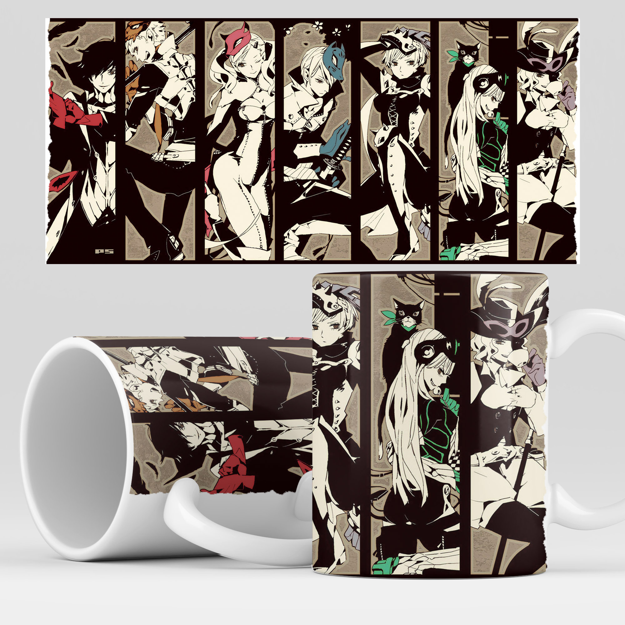 

Кружка RocketCup с принтом "Аниме Персона" Persona, PersonaAnime20