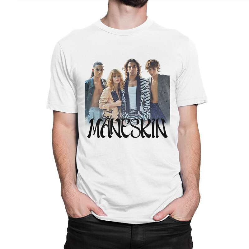 

Футболка мужская Dream Shirts Maneskin 1000213222 белая XS, Maneskin 1000213222