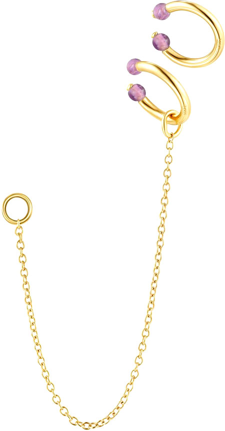 

Серьги из серебра с аметистом Tous 918543650, 918543650