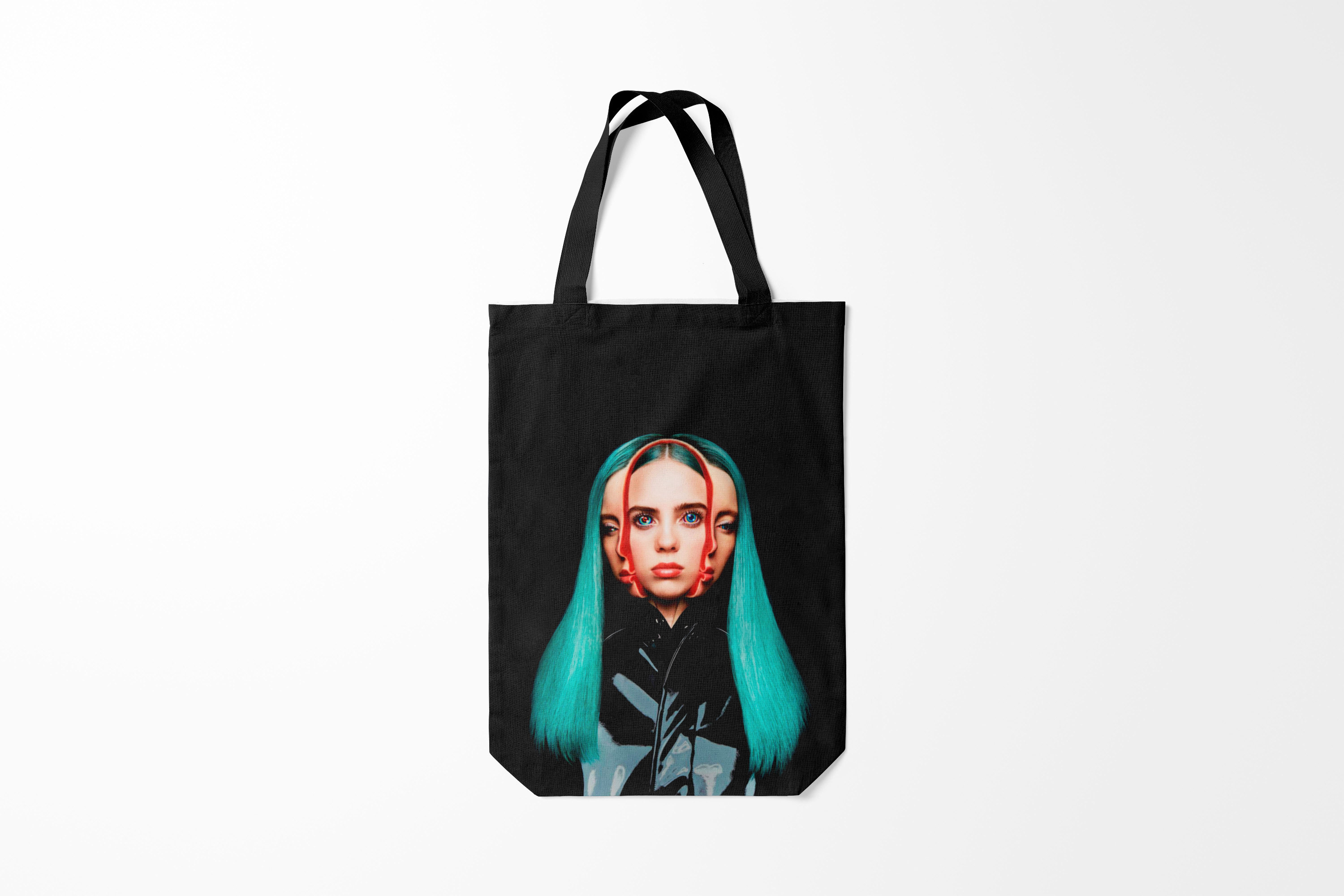 

Сумка шoппер унисекс Burnettie Billie Eilish, желтый, Billie Eilish