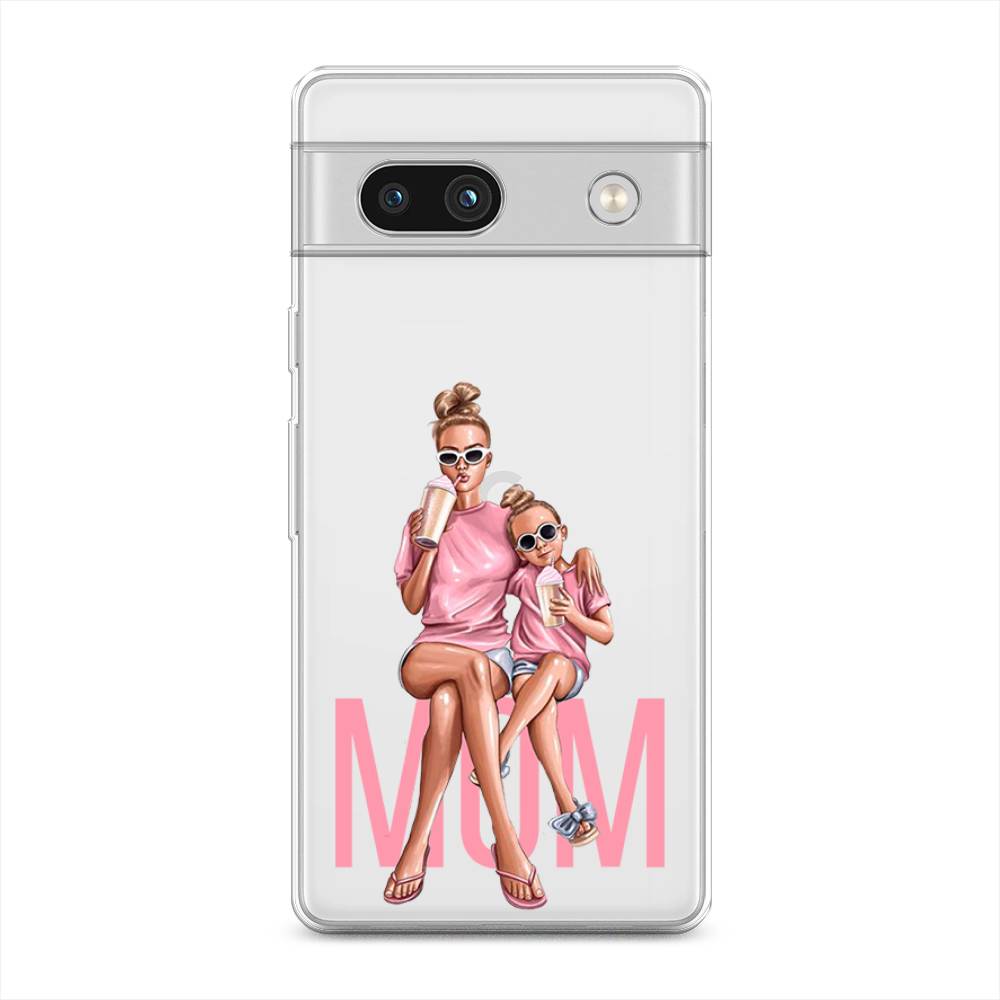 

Чехол Awog на Google Pixel 7A "Lovely mom", Бежевый;розовый;прозрачный, 271450-7