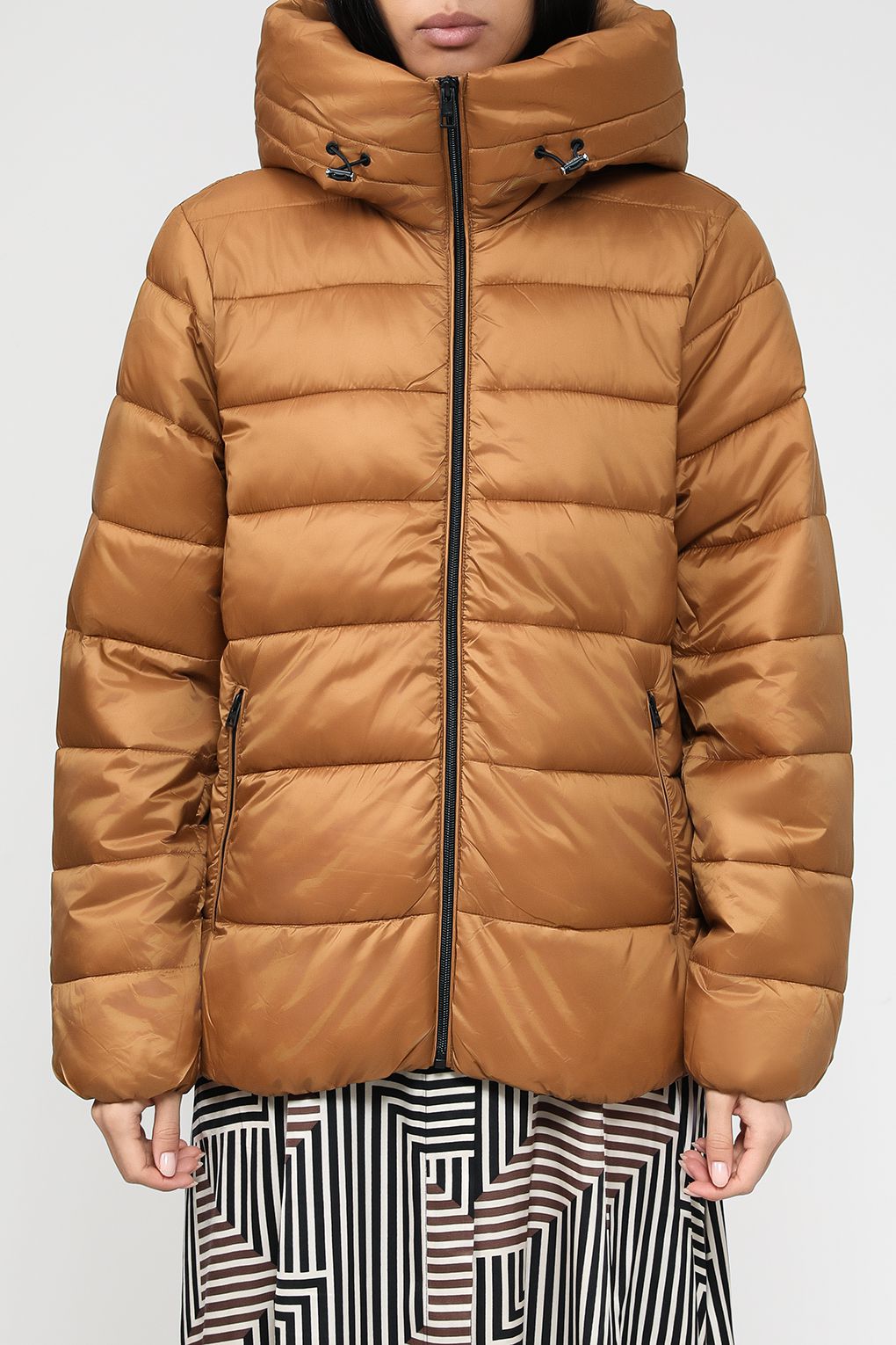 

Куртка женская Esprit Casual 073EE1G338 коричневая XS, Коричневый, 073EE1G338