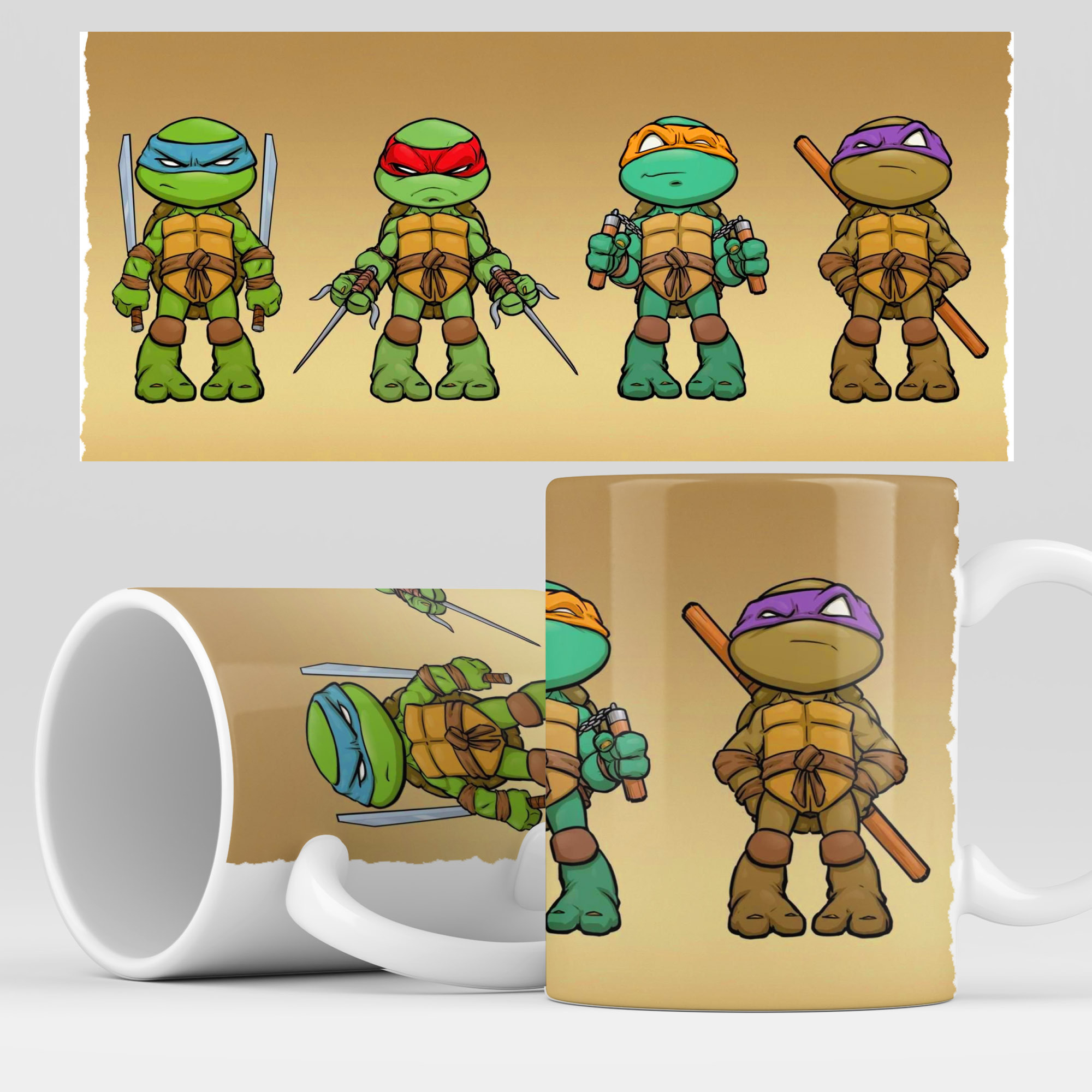 фото Кружка rocketcup с принтом "черепашки ниндзя" tmnt