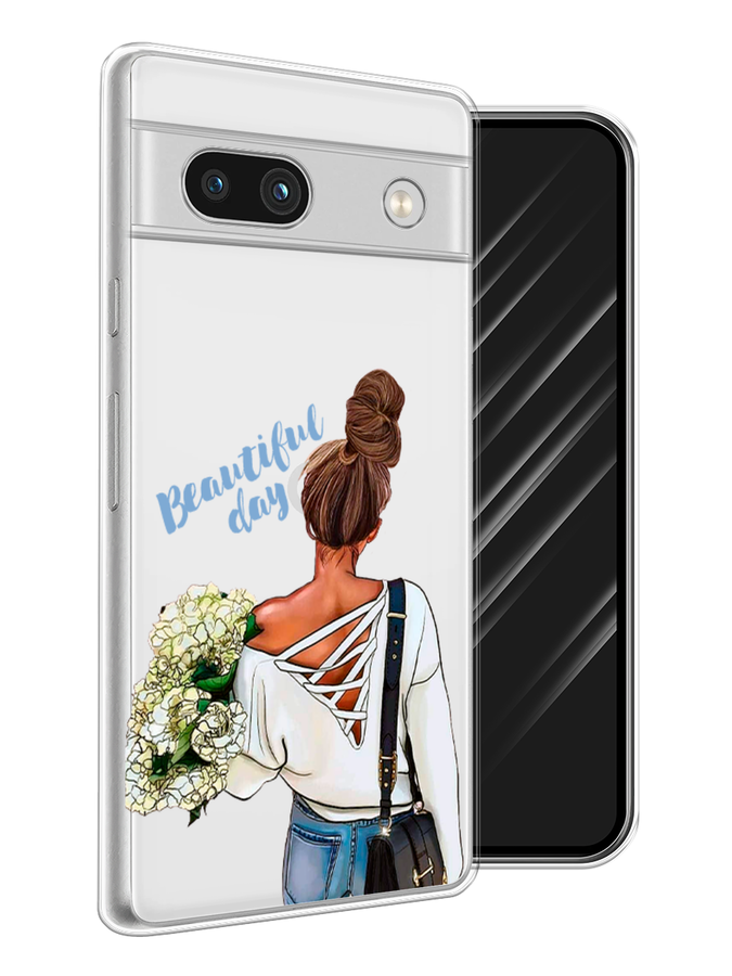 

Чехол Awog на Google Pixel 7A "Beautiful day vector", Коричневый;белый;зеленый, 271450-6