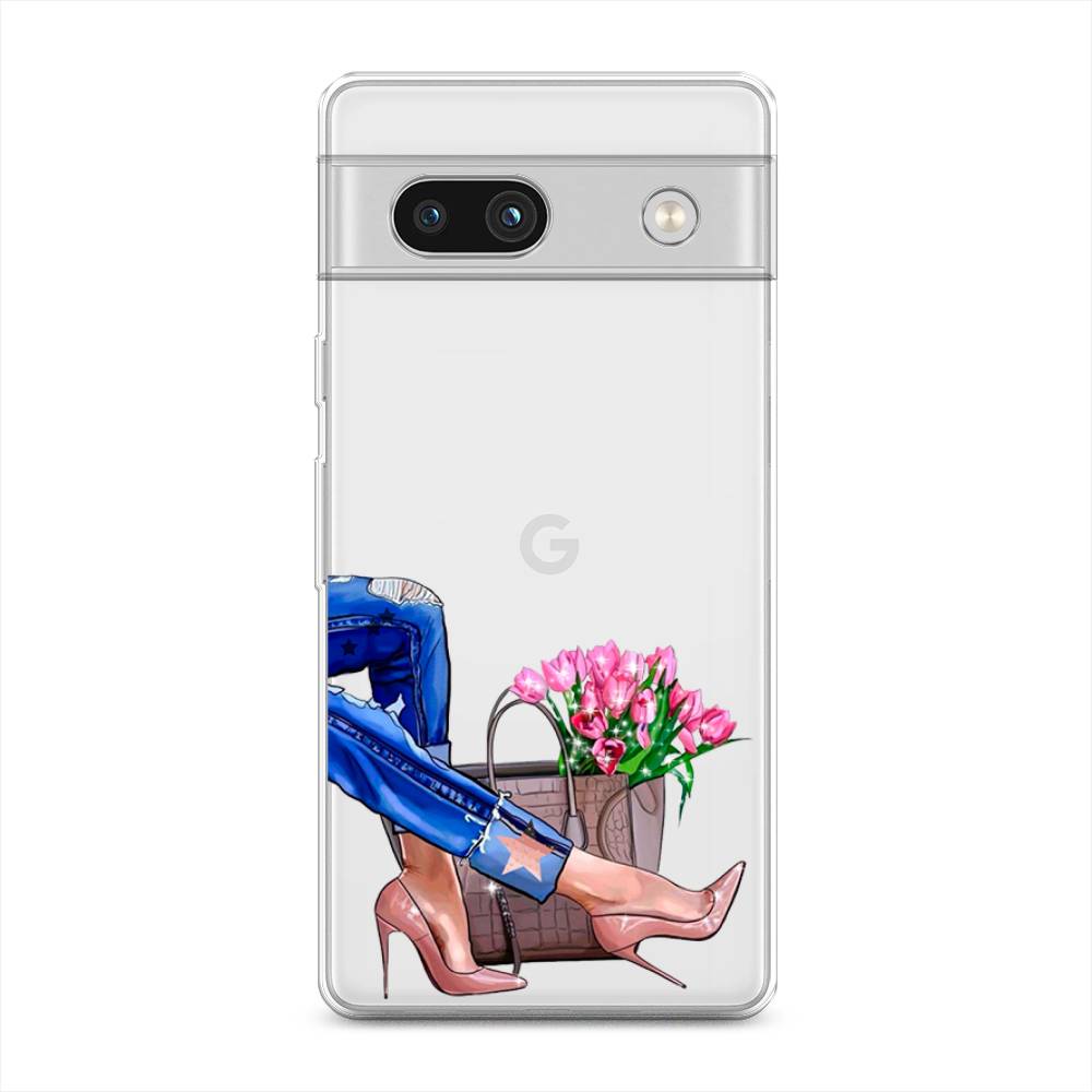 

Чехол Awog на Google Pixel 7A "Каблучки", Синий, 271450-7