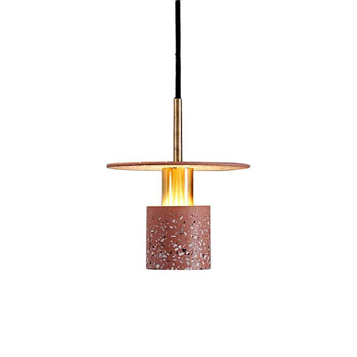

Светильник NoBrand подвесной TERRAZZO PLATE, розовый, D30