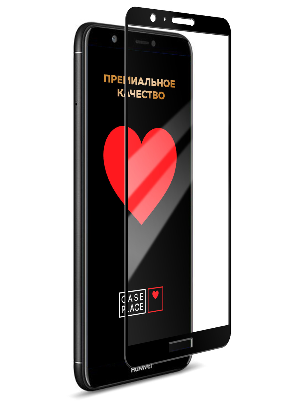 

Защитное 3D стекло на Huawei P Smart черное, GLP-640