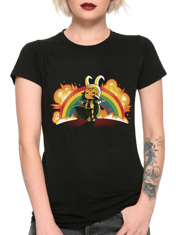 

Футболка женская Dream Shirts Бог хитрости и обмана Женская 10010981 черная 2XL, Бог хитрости и обмана Женская 10010981