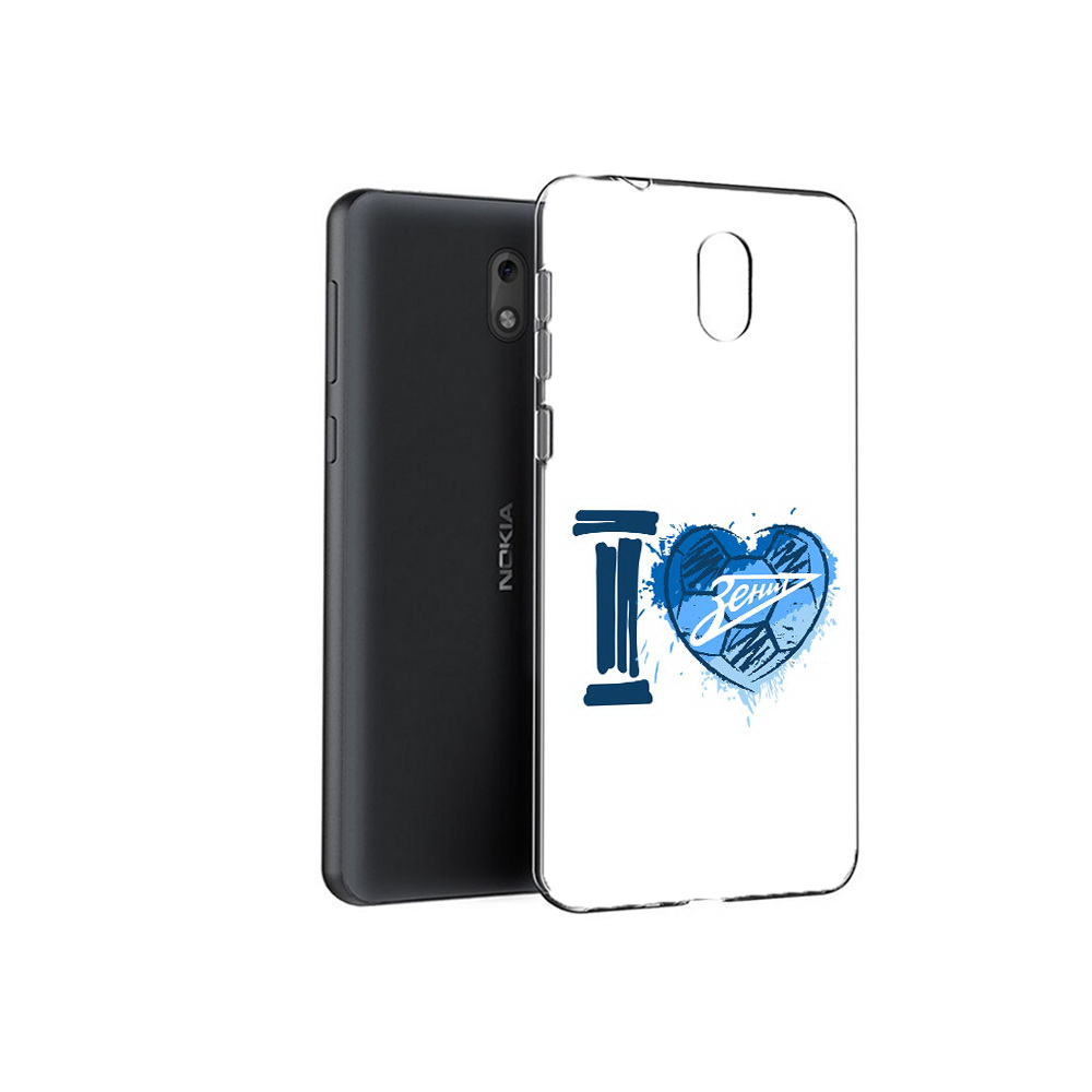 

Чехол MyPads Tocco для Nokia 2.1 ФК я люблю зенит (PT114269.92.186), Прозрачный, Tocco