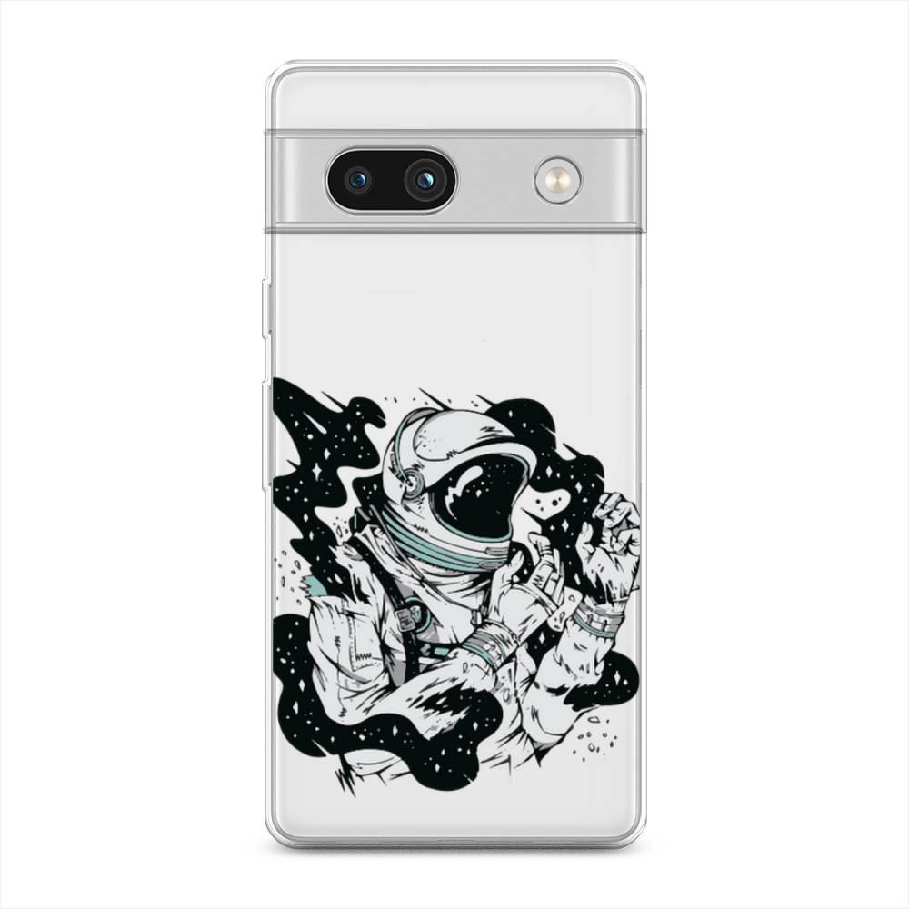 

Чехол Awog на Google Pixel 7A "Космонавт арт", Черный;бежевый;белый, 271450-7