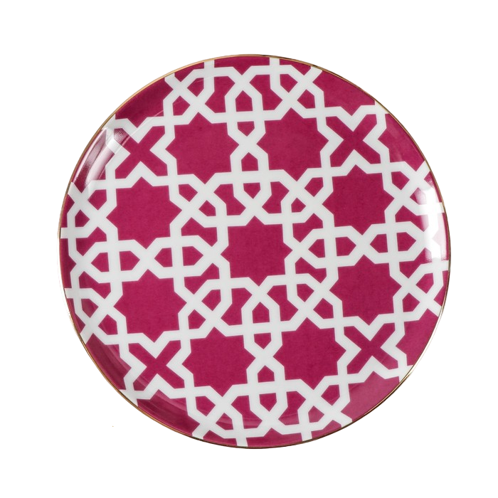 

Тарелка для пиццы Morocco, d=20 см, цвет фуксия, Зеленый