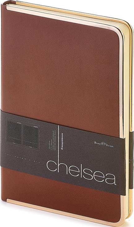 

Ежедневник Bruno Visconti Chelsea недатированный А5 136 л, линия, коричневый