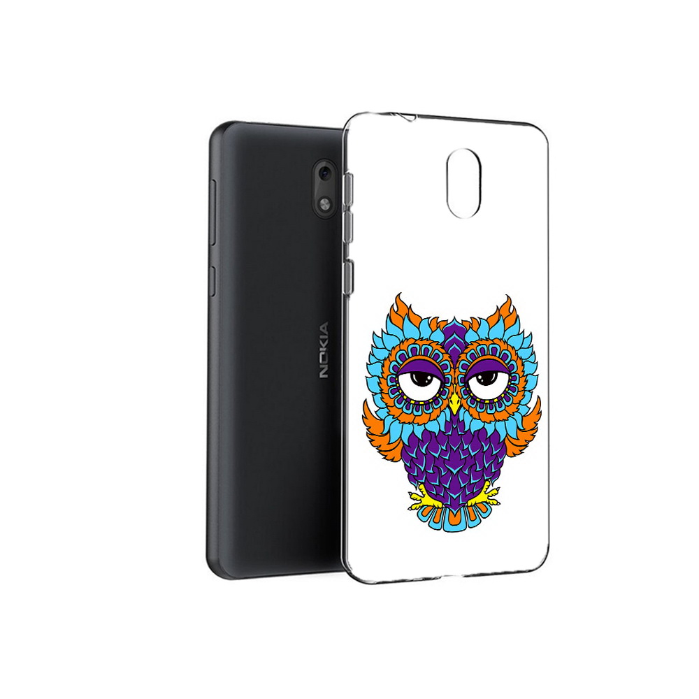 

Чехол MyPads Tocco для Nokia 2.1 Цветная сова (PT114269.92.198), Прозрачный, Tocco