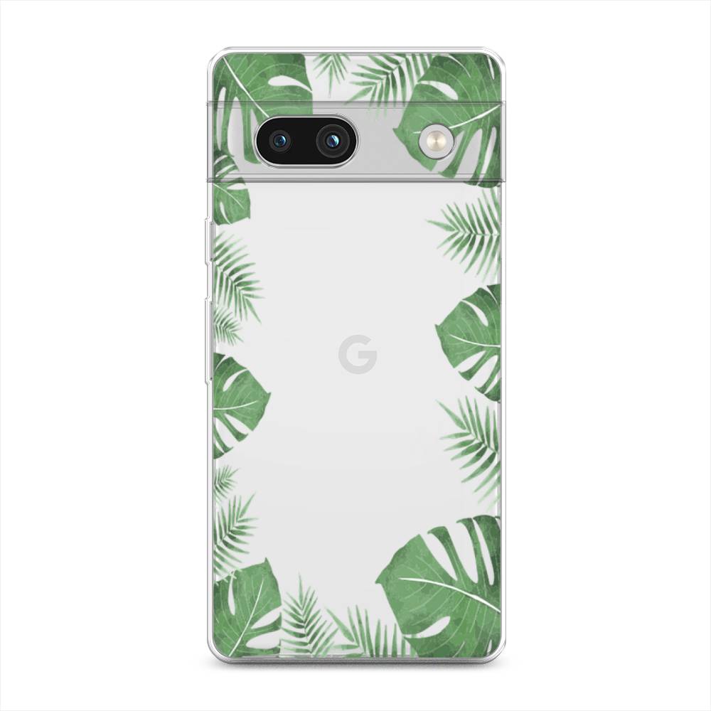 

Чехол Awog на Google Pixel 7A "Листья папоротника рамка", Зеленый, 271450-8
