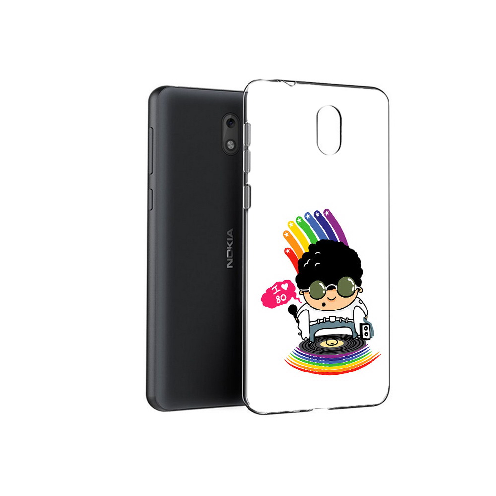 

Чехол MyPads Tocco для Nokia 2.1 Я люблю 80-е (PT114269.92.205), Прозрачный, Tocco