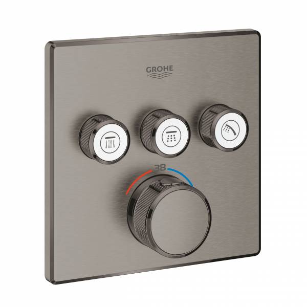 фото Термостат grohe для встраиваемого монтажа на 3 выхода grohtherm smartcontrol,29126al0