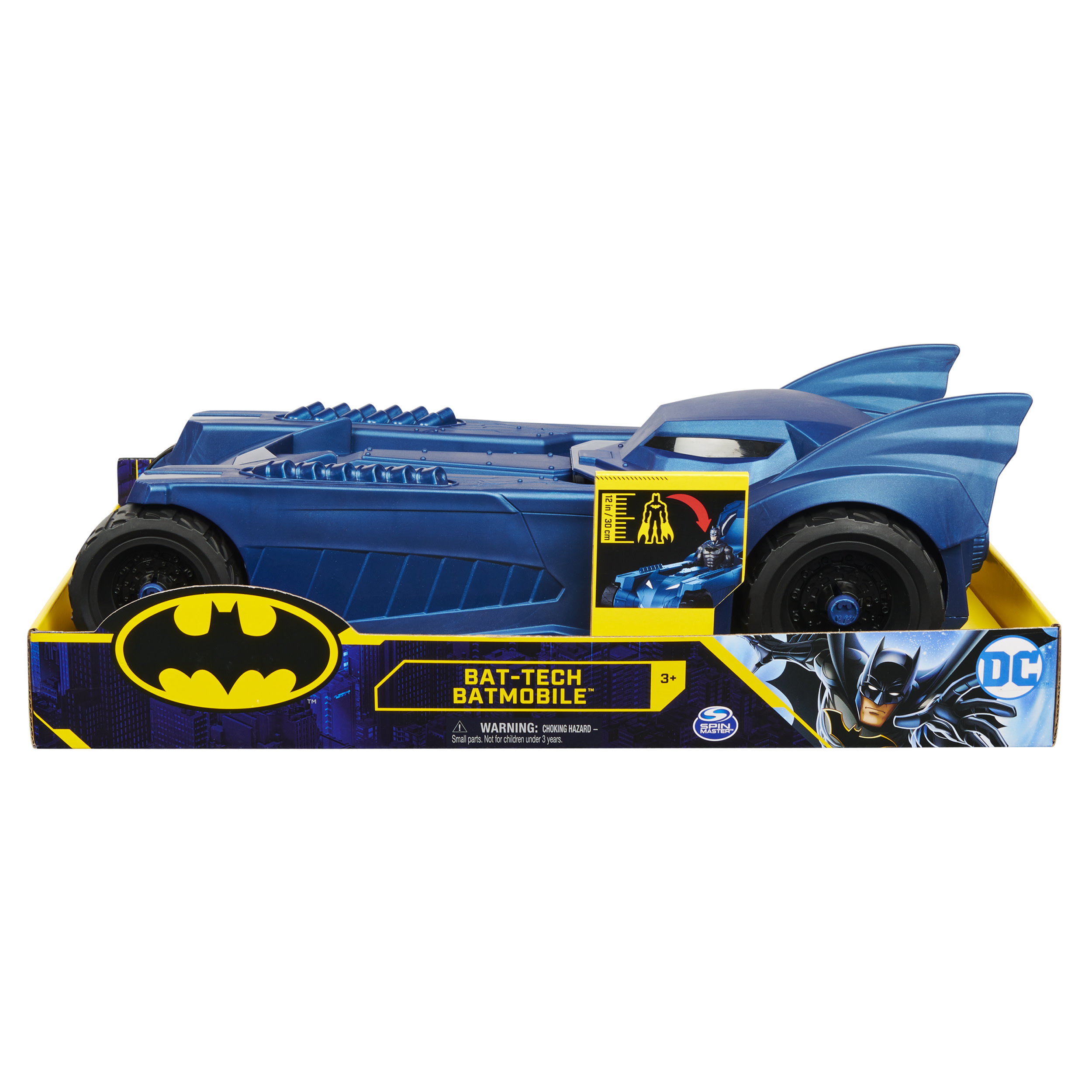 Купить Игрушечная машинка Spin Master Batmen Бэтмобиль для фигурок 30 см 6055297,