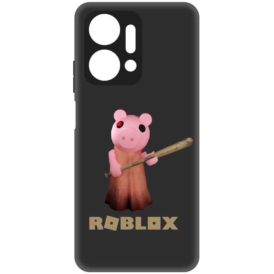 

Чехол-накладка Krutoff Roblox-Пигги для Honor X7a Plus, Черный