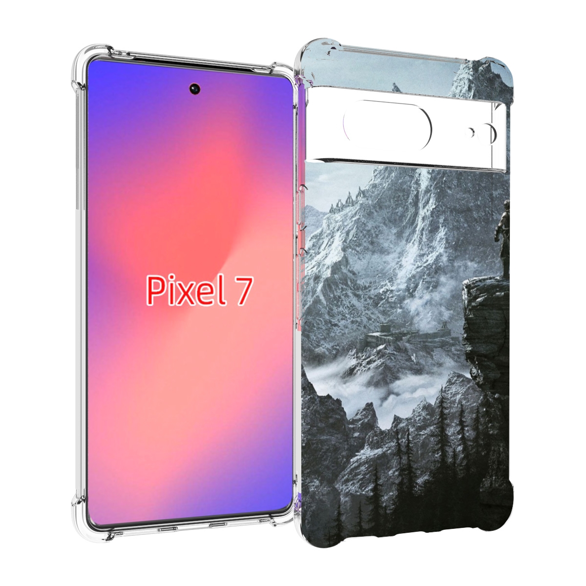 

Чехол Mypads The Elder Scrolls V Skyrim Для Google Pixel 7, Прозрачный, Tocco