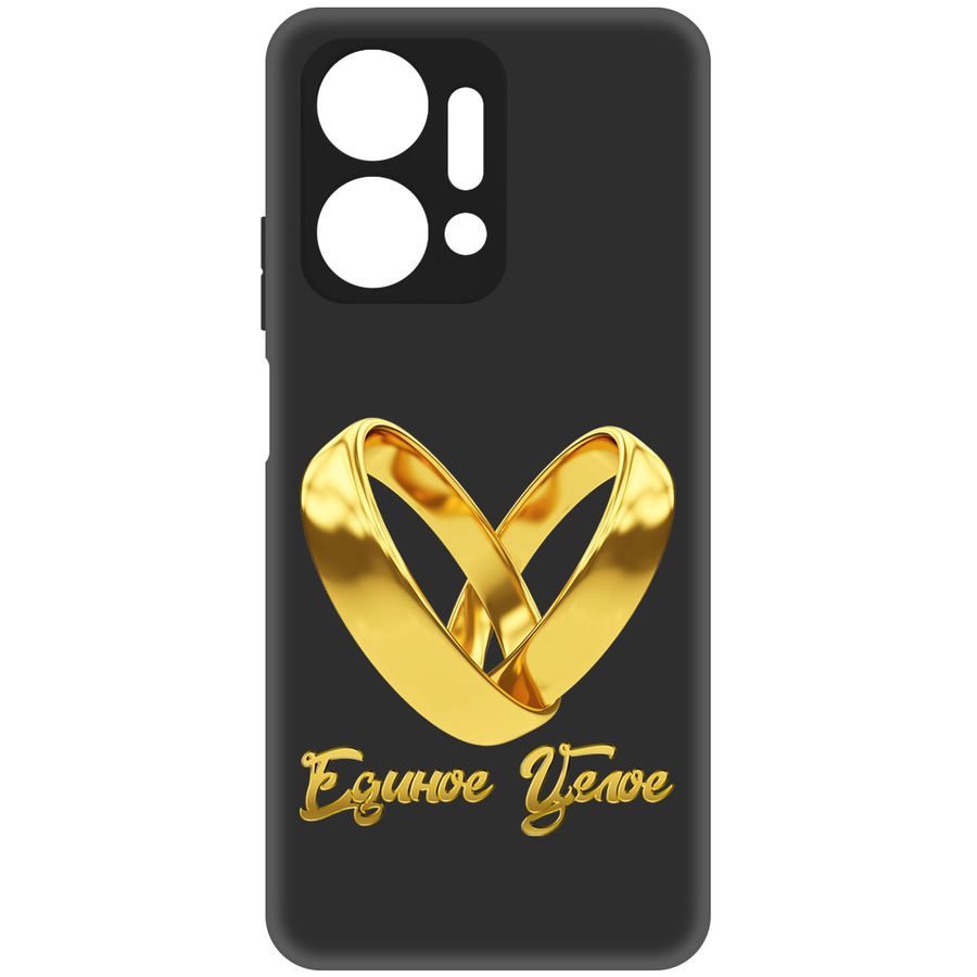 

Чехол-накладка Krutoff Единое целое для Honor X7a Plus, Черный