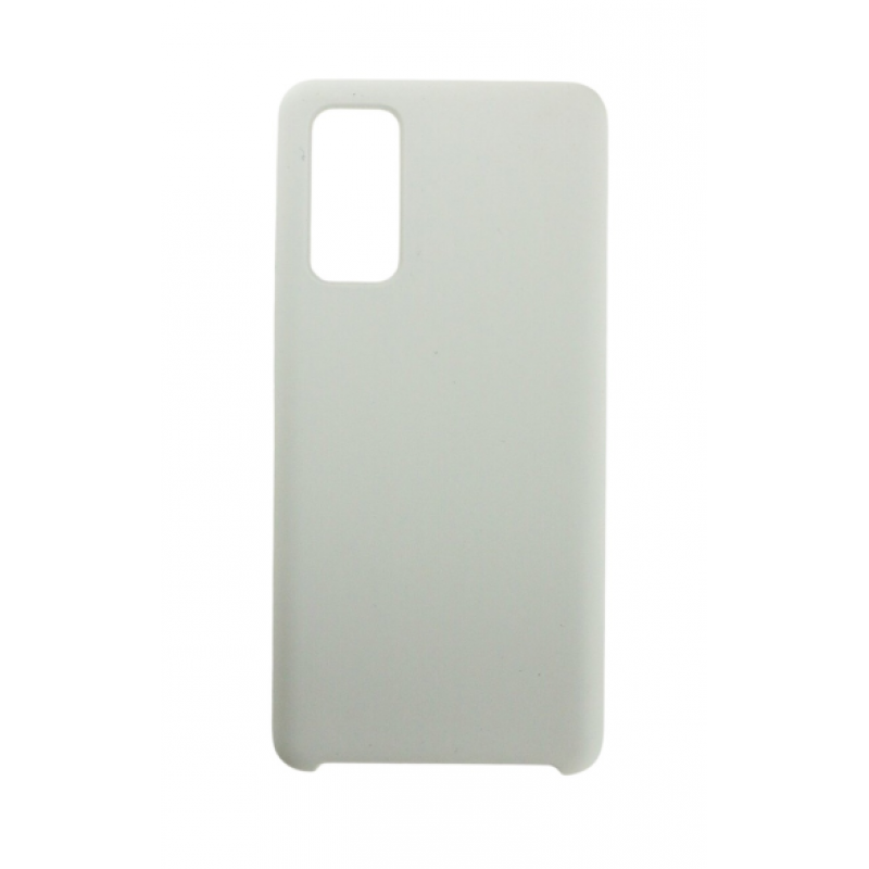 фото Чехол silicone для samsung galaxy s20 fe overlay (белый) ёmart