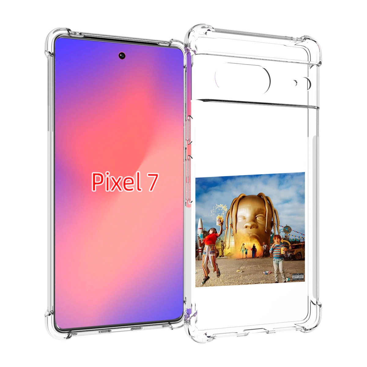 

Чехол Mypads Travis Scott - Astroworld Для Google Pixel 7, Прозрачный, Tocco