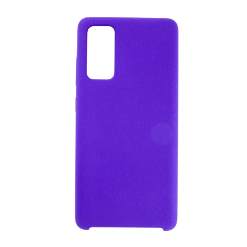 фото Чехол silicone для samsung galaxy s20 fe overlay (фиолетовый) ёmart