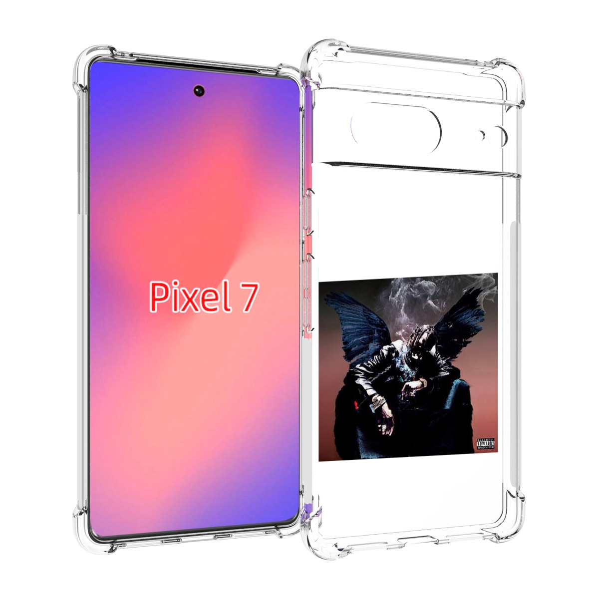 

Чехол Mypads Travis Scott - Birds In The Trap Sing Mcknight Для Google Pixel 7, Прозрачный, Tocco